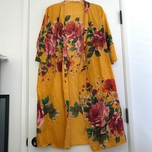 Lightweight floral robe